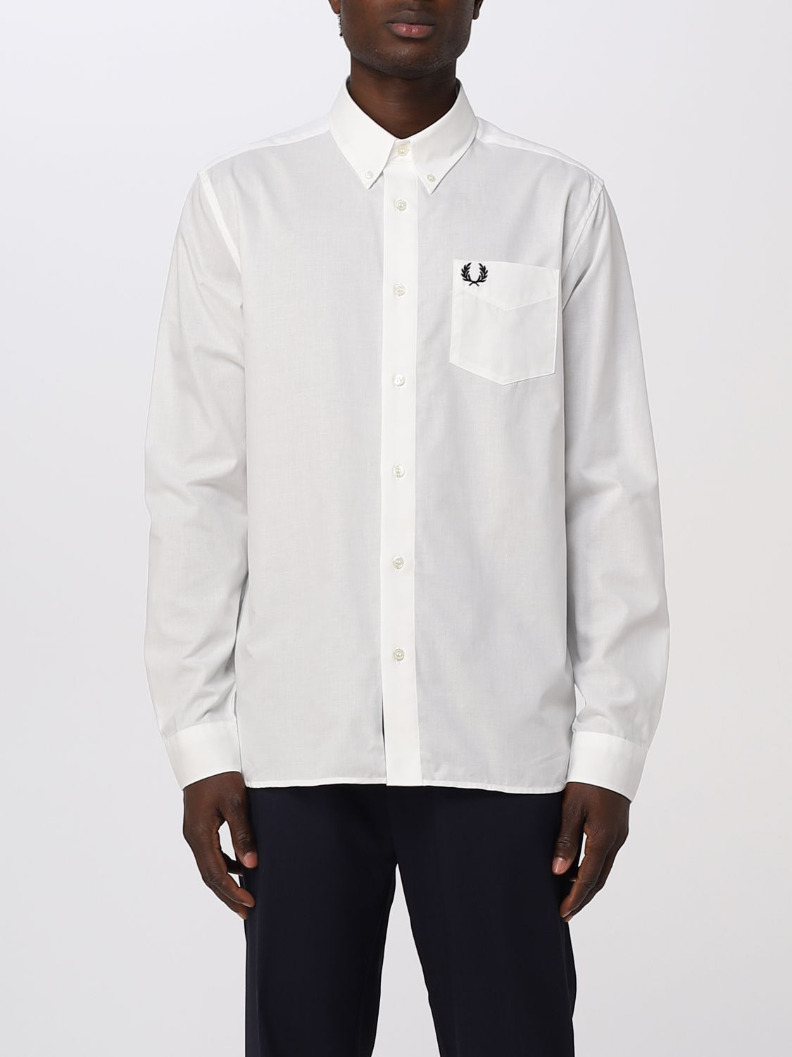 Camicia bianca fred perry best sale